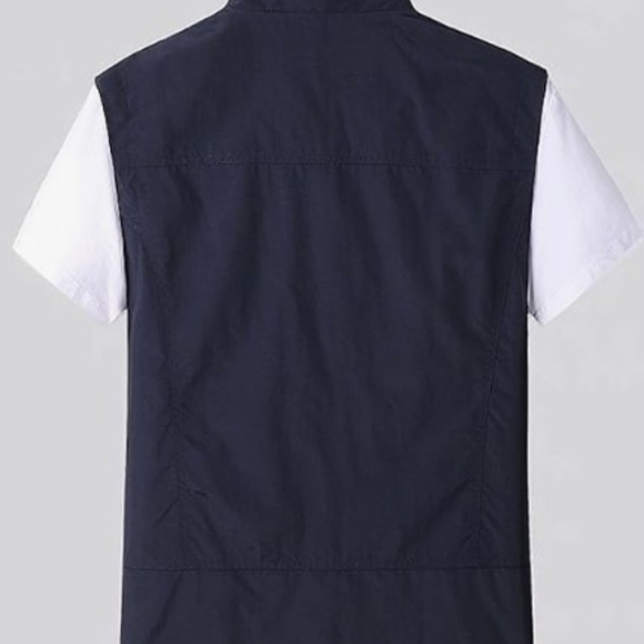 Navy Outerwear Vest - Picture 2 of 5